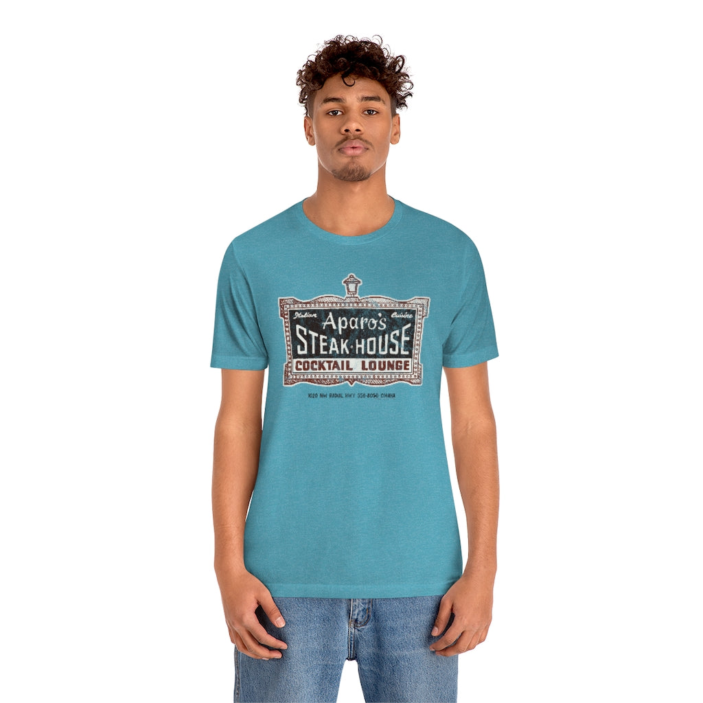 APARO'S STEAK HOUSE & COCKTAIL LOUNGE Short Sleeve Tee