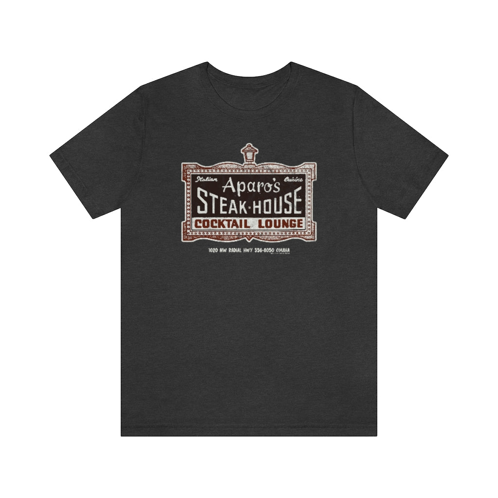 APARO'S STEAK HOUSE & COCKTAIL LOUNGE Short Sleeve Tee