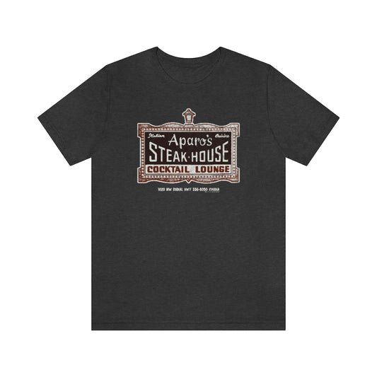 APARO'S STEAK HOUSE & COCKTAIL LOUNGE Short Sleeve Tee