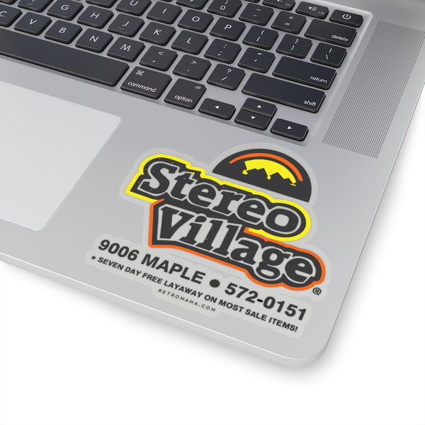 STEREO VILLAGE Kiss-Cut Stickers