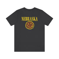 NEBRASKA BASKETBALL (NIRVANA LOGO) Short Sleeve Tee