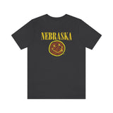 NEBRASKA BASKETBALL (NIRVANA LOGO) Short Sleeve Tee