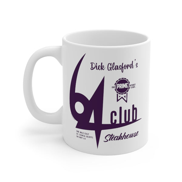 DICK GLASFORD'S CLUB 64 STEAKHOUSE (CB) Mug 11oz