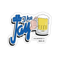 BLUEJAY BAR Kiss-Cut Stickers