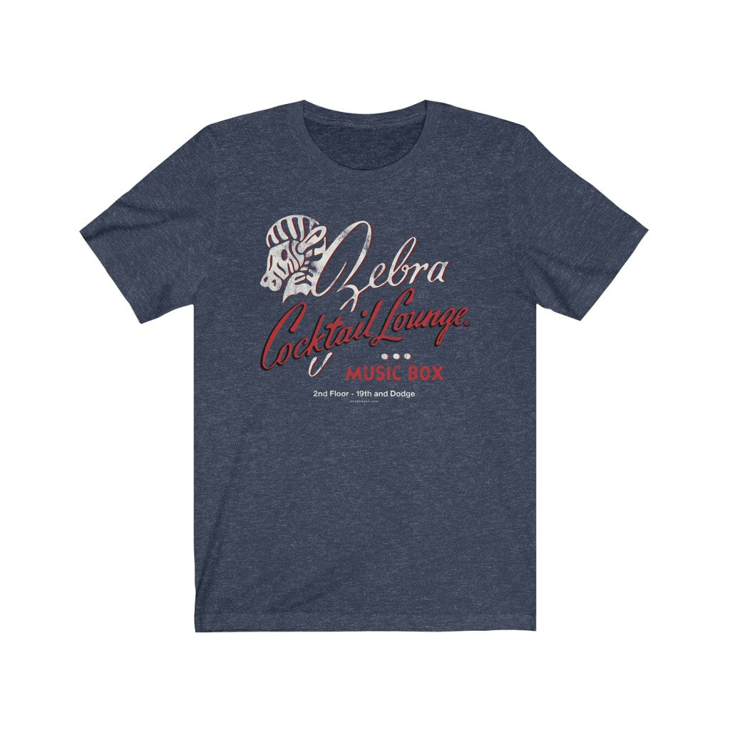 ZEBRA COCKTAIL LOUNGE (MUSIC BOX) Short Sleeve Tee