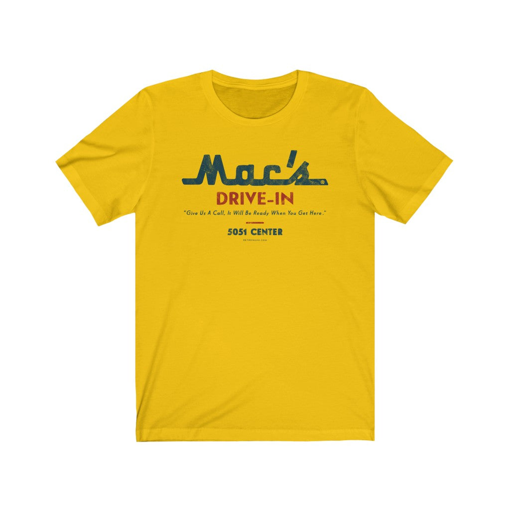 MAC'S DRIVE-IN Short Sleeve Tee