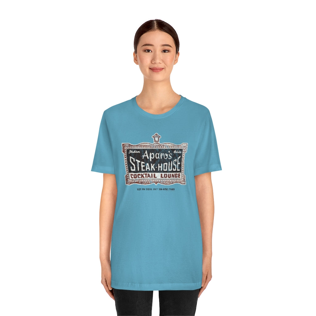 APARO'S STEAK HOUSE & COCKTAIL LOUNGE Short Sleeve Tee