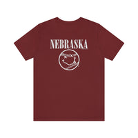 NEBRASKA BASEBALL (NIRVANA LOGO) Short Sleeve Tee