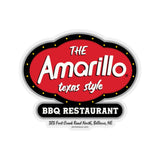 AMARILLO BBQ RESTAURANT Kiss-Cut Stickers