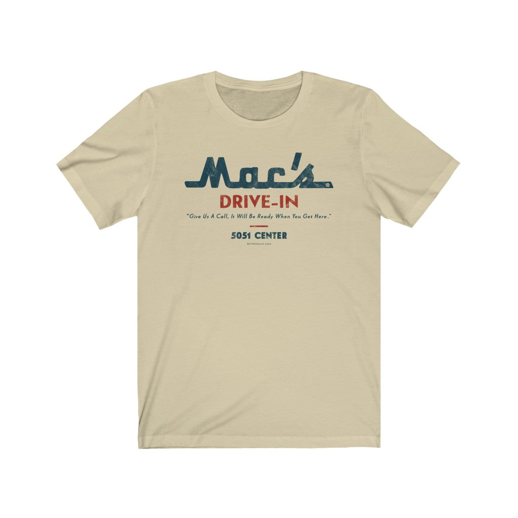MAC'S DRIVE-IN Short Sleeve Tee