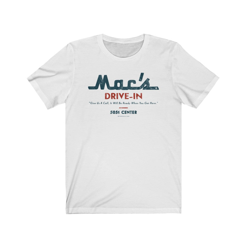 MAC'S DRIVE-IN Short Sleeve Tee