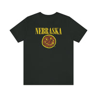 NEBRASKA BASKETBALL (NIRVANA LOGO) Short Sleeve Tee