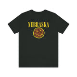 NEBRASKA BASKETBALL (NIRVANA LOGO) Short Sleeve Tee