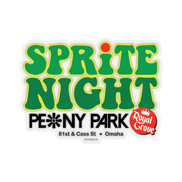 SPRITE NIGHT / PEONY PARK Kiss-Cut Stickers