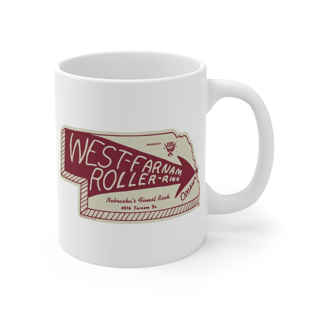 WEST FARNAM ROLLER RINK Mug 11oz