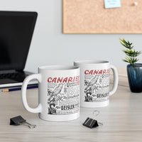 CANARIES $10 (VINTAGE OMAHA AD) Mug 11oz