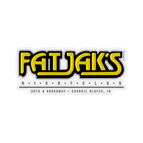 FATJAK'S NIGHT CLUB (CB) Kiss-Cut Stickers
