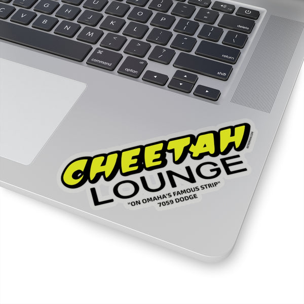 CHEETAH LOUNGE Kiss-Cut Stickers
