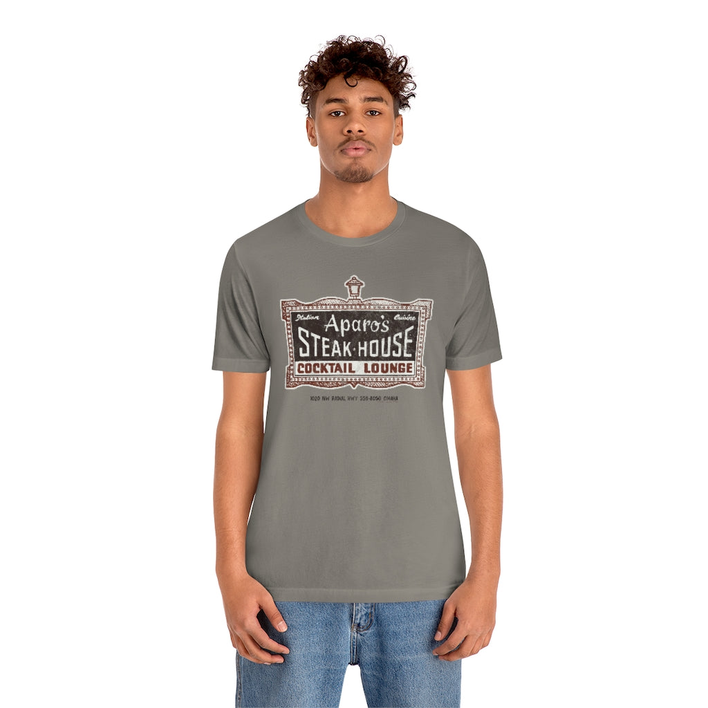 APARO'S STEAK HOUSE & COCKTAIL LOUNGE Short Sleeve Tee