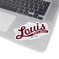 LOUIS BAR & GRILL Kiss-Cut Stickers