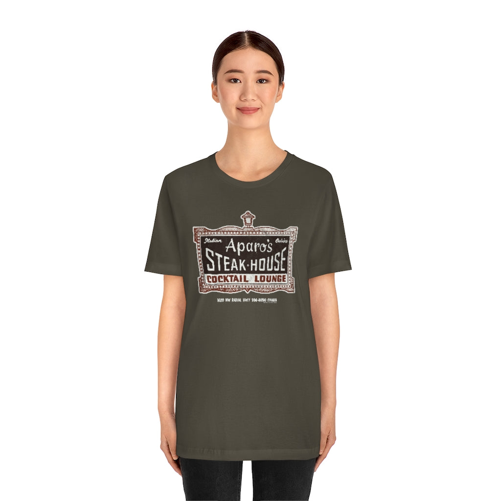 APARO'S STEAK HOUSE & COCKTAIL LOUNGE Short Sleeve Tee