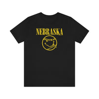 NEBRASKA BASEBALL (NIRVANA LOGO) Short Sleeve Tee