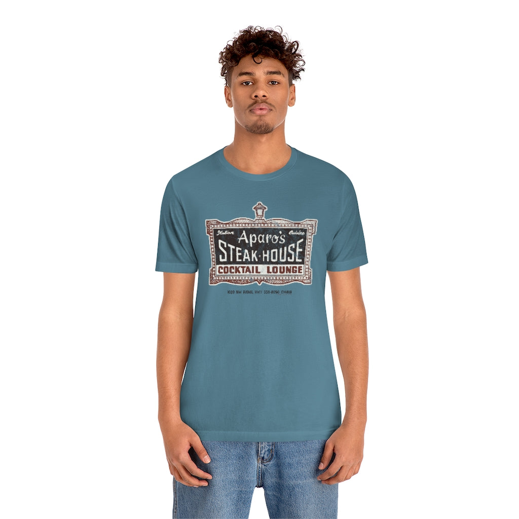 APARO'S STEAK HOUSE & COCKTAIL LOUNGE Short Sleeve Tee