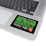 SPRITE NIGHT / PEONY PARK (ON BLACK) Kiss-Cut Stickers