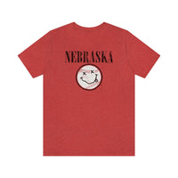 NEBRASKA BASEBALL (NIRVANA LOGO) Short Sleeve Tee