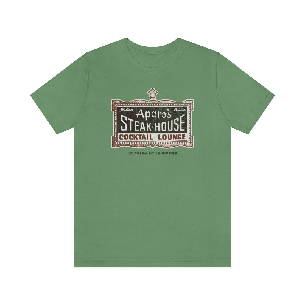 APARO'S STEAK HOUSE & COCKTAIL LOUNGE Short Sleeve Tee