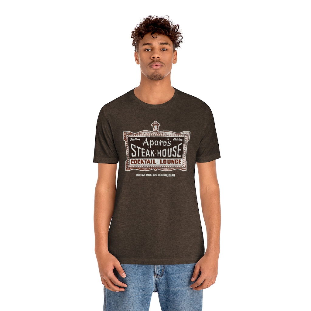 APARO'S STEAK HOUSE & COCKTAIL LOUNGE Short Sleeve Tee