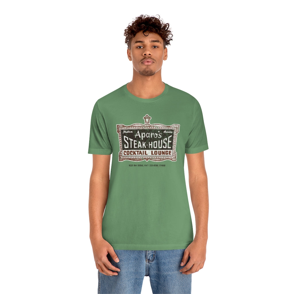 APARO'S STEAK HOUSE & COCKTAIL LOUNGE Short Sleeve Tee