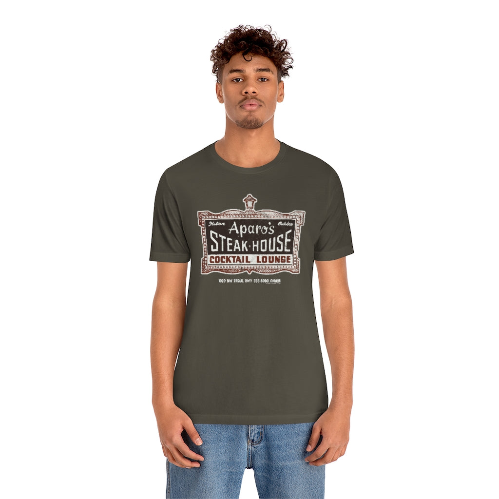 APARO'S STEAK HOUSE & COCKTAIL LOUNGE Short Sleeve Tee