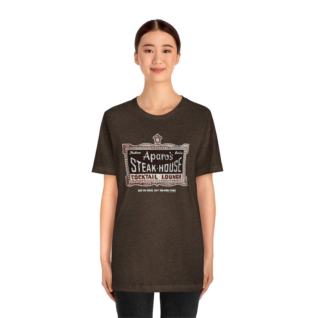 APARO'S STEAK HOUSE & COCKTAIL LOUNGE Short Sleeve Tee