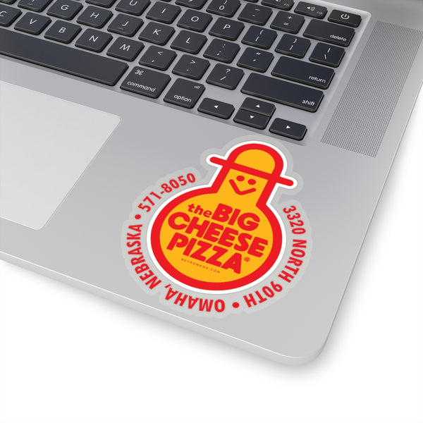 BIG CHEESE PIZZA Kiss-Cut Stickers