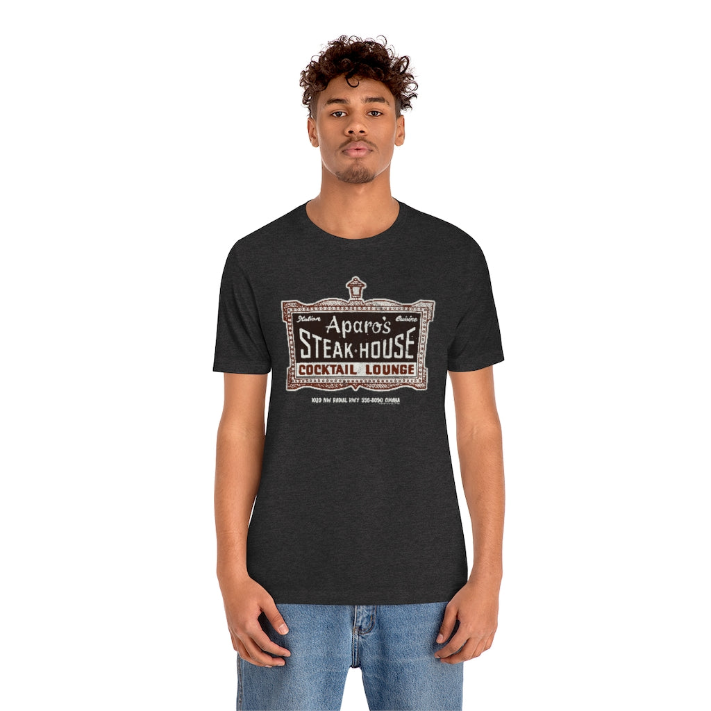 APARO'S STEAK HOUSE & COCKTAIL LOUNGE Short Sleeve Tee