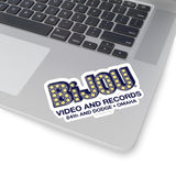 BIJOU VIDEO AND RECORDS Kiss-Cut Stickers