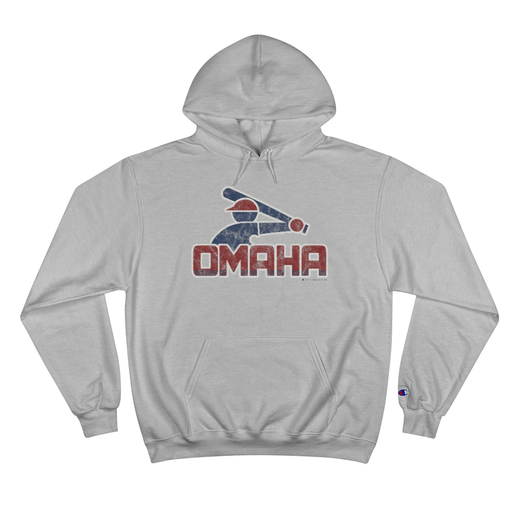 OMAHA RETRO COLLEGE BASEBALL Champion Hoodie