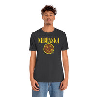 NEBRASKA BASKETBALL (NIRVANA LOGO) Short Sleeve Tee