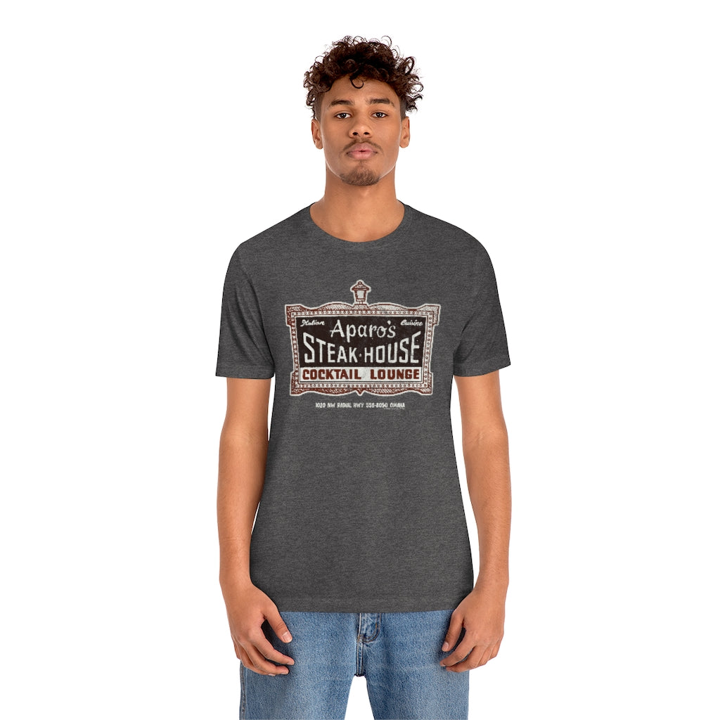 APARO'S STEAK HOUSE & COCKTAIL LOUNGE Short Sleeve Tee