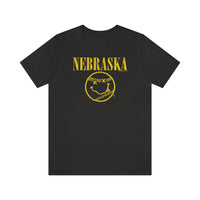 NEBRASKA BASEBALL (NIRVANA LOGO) Short Sleeve Tee