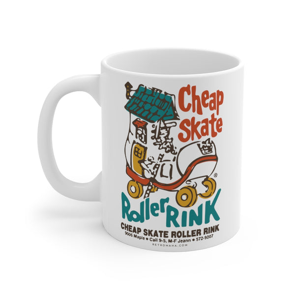 CHEAP SKATE ROLLER RINK Mug 11oz