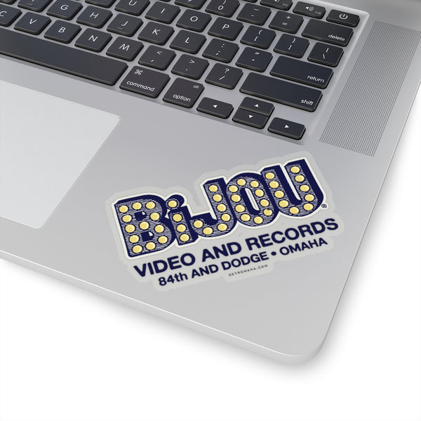 BIJOU VIDEO AND RECORDS Kiss-Cut Stickers