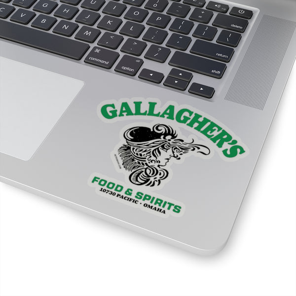 GALLAGHER'S FOOD & SPIRITS Kiss-Cut Stickers