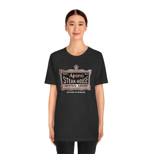 APARO'S STEAK HOUSE & COCKTAIL LOUNGE Short Sleeve Tee
