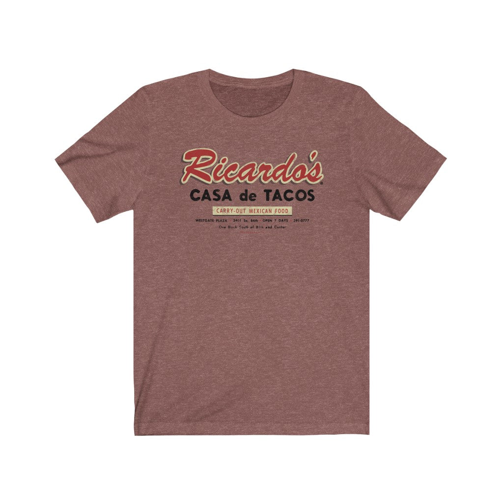 RICARDO'S CASA DE TACOS Short Sleeve Tee