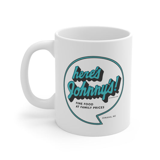 HERE'S JOHNNY'S RESTAURANT Mug 11oz