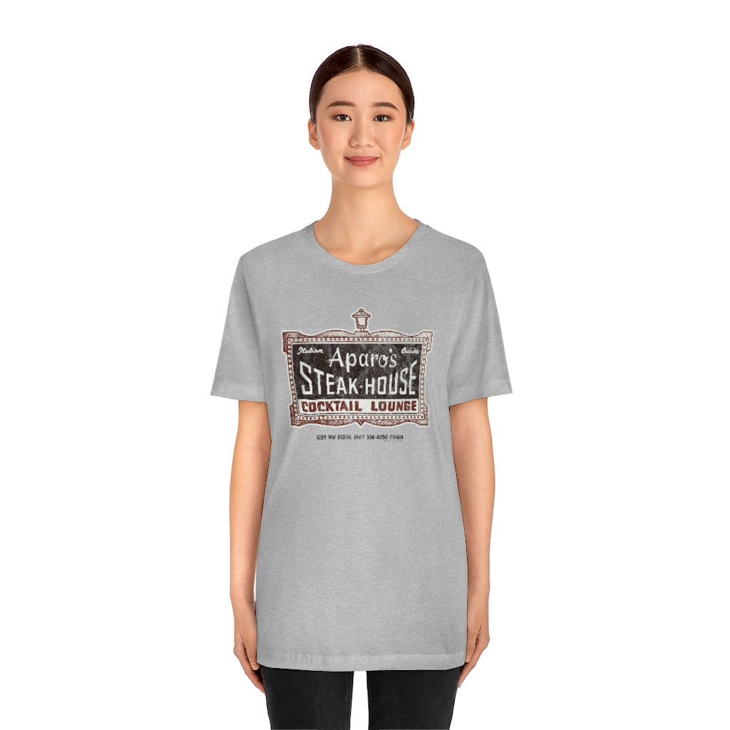 APARO'S STEAK HOUSE & COCKTAIL LOUNGE Short Sleeve Tee