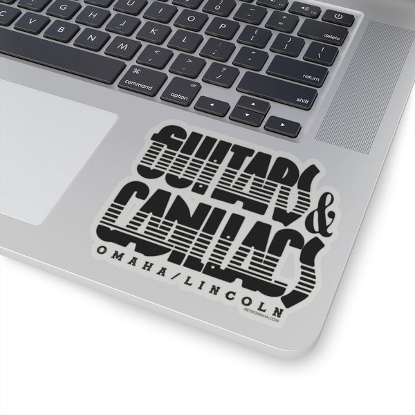 GUITARS & CADILLACS Kiss-Cut Stickers