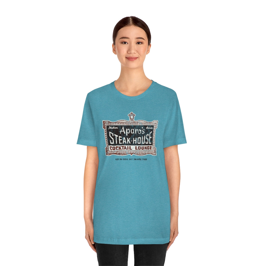 APARO'S STEAK HOUSE & COCKTAIL LOUNGE Short Sleeve Tee